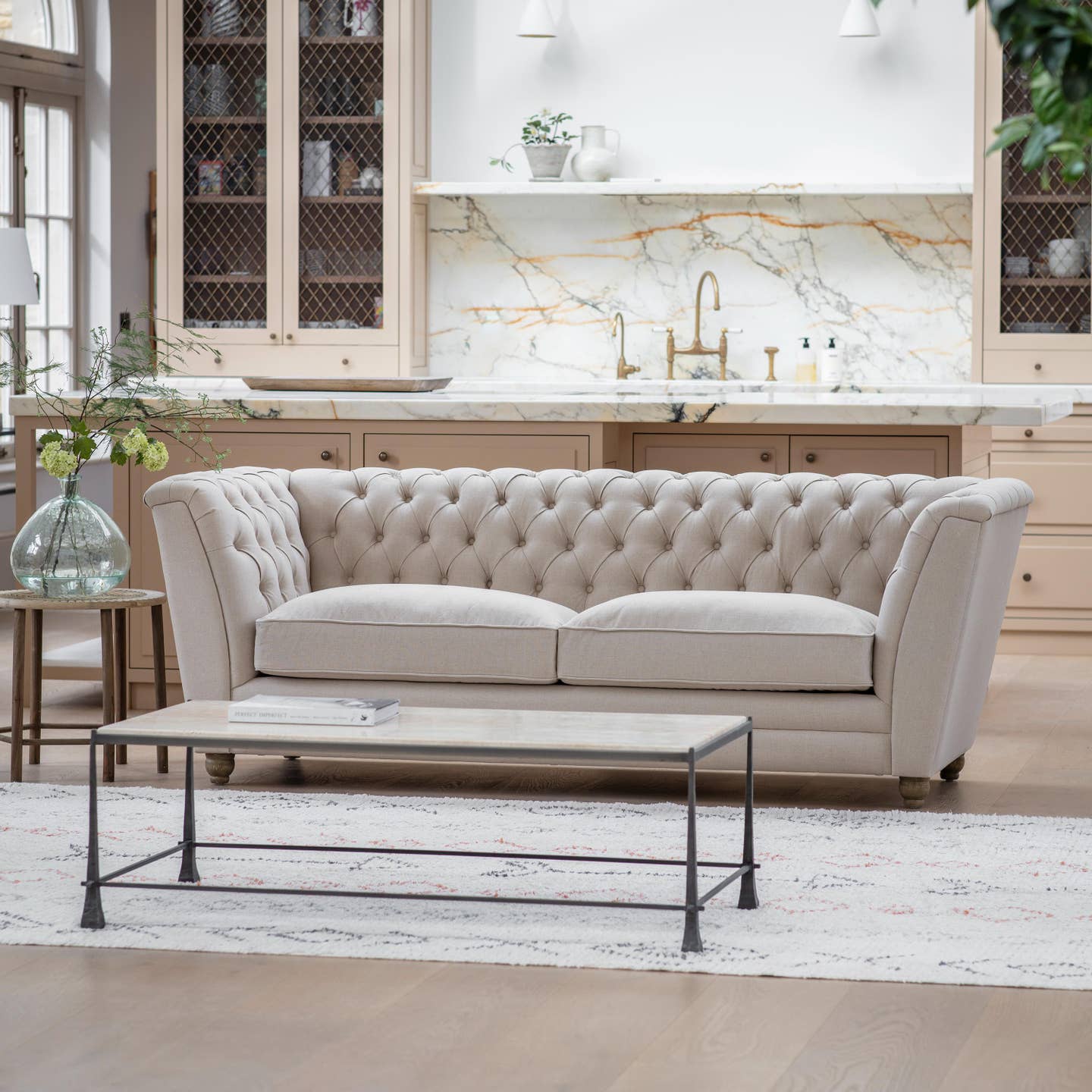 Wholesale St James Button Back 3-Seater Sofa