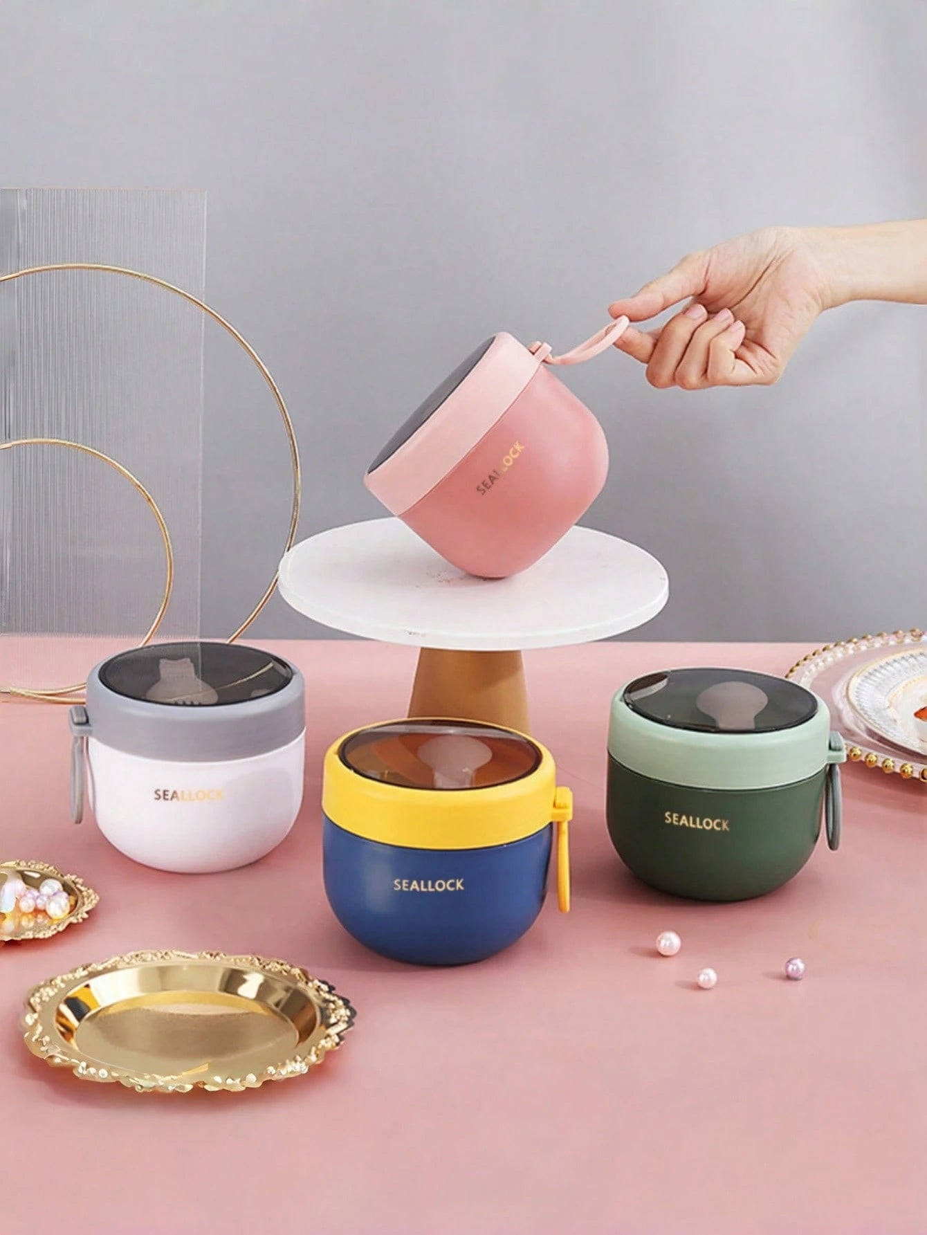 Portable Oat Yogurt Breakfast Cup With Spoon