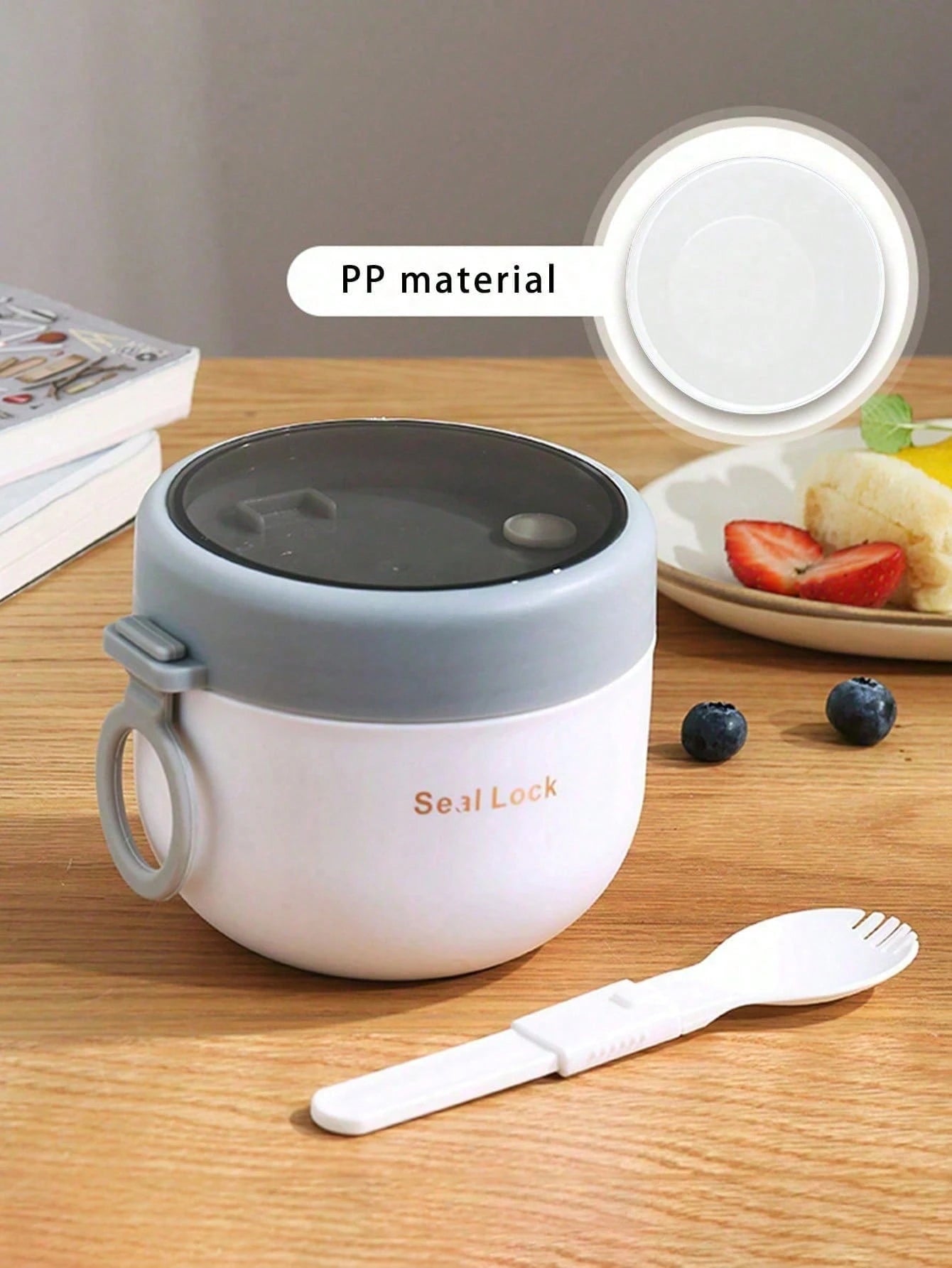 Portable Oat Yogurt Breakfast Cup With Spoon