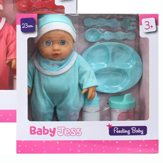 Wholesale Baby Doll with Accessories Set – 23cm