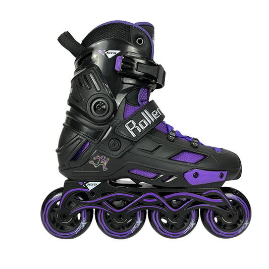 OEM ODM Inline Skating Shoes 4 Wheels Professional High Speed Roller Skate Shoes