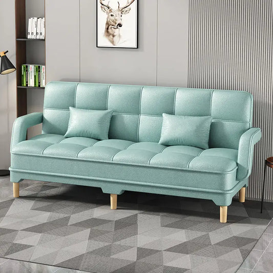 Bedroom Rental Room Fabric Sofa Small Family Living Room Multi-function Folding Sofa Bed