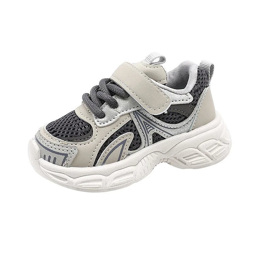 Autumn Spring Boys Breathable Running Sneakers 1-3 Years Old Soft Soled Mesh Basketball Style Shoes for Children for 5 Year Old