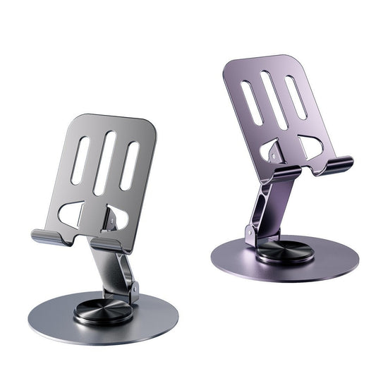 Mobile phone stand desktop mobile phone stand 2025 new universal folding portable metal lifting adjustment flat support