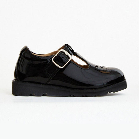 Wholesale Luna Black Patent Girls Kids Shoe