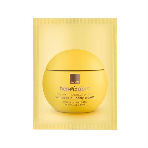 Her Wisdom Sim Sim Whipped Oil Body Cream Sample | Avon UK